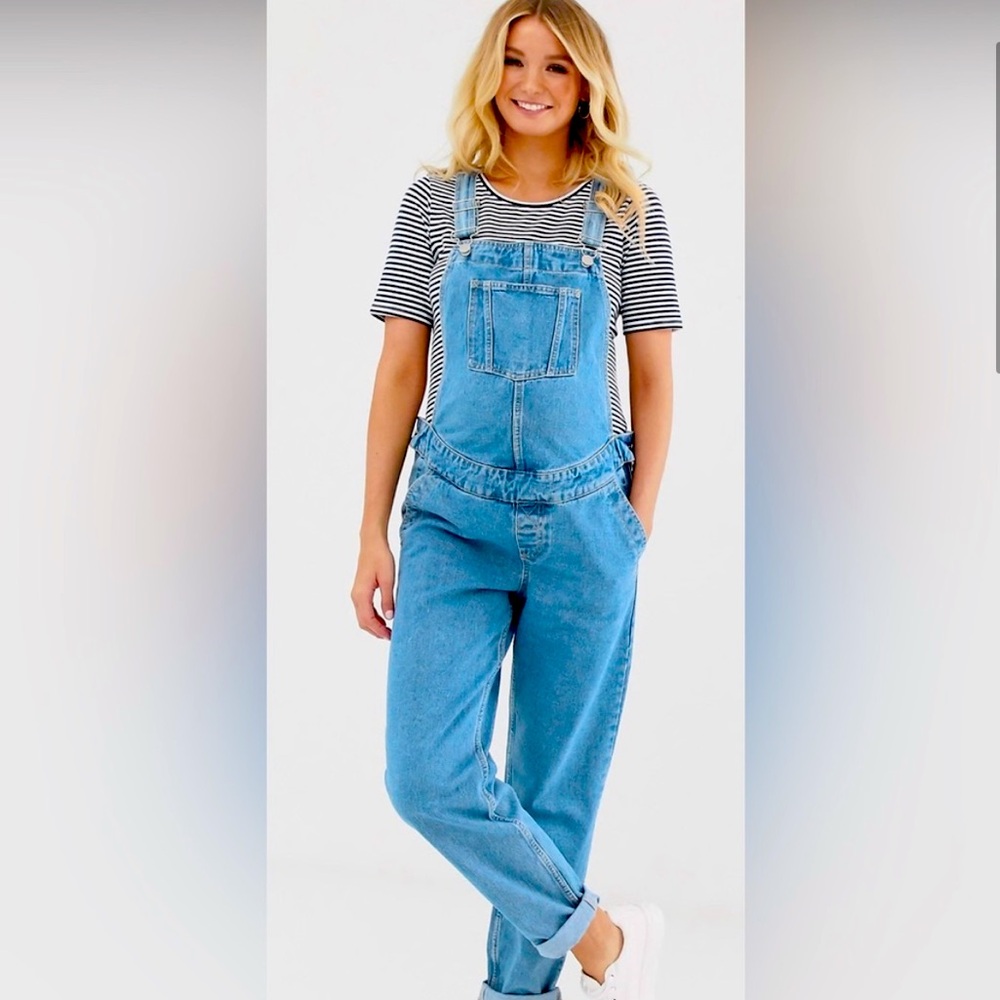 ASOS Denim Maternity Overalls